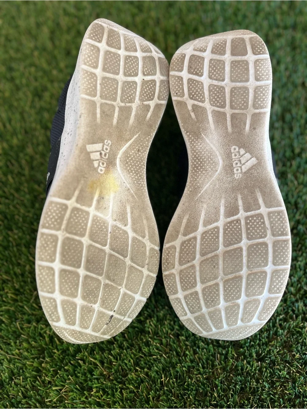 Adidas Black and White Slip-On Athletic Sneakers